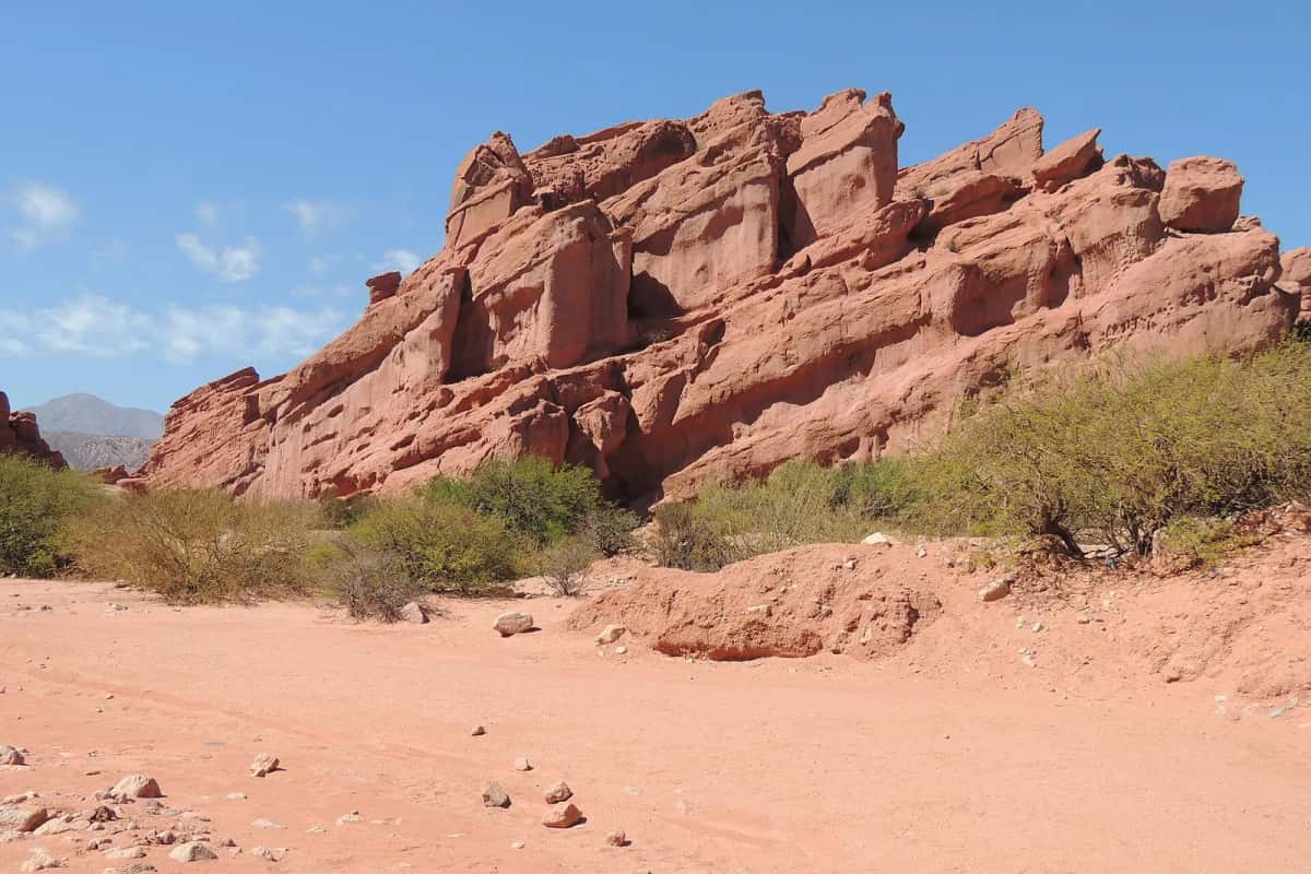 Roches rouges de la Quebrada de las Conchas, entre Salta et Cafayate, Argentine