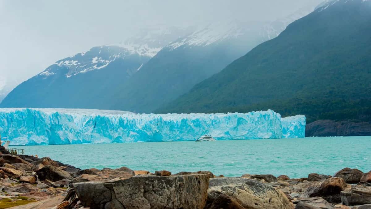 Glacier Patagonie lac retraite en Argentine