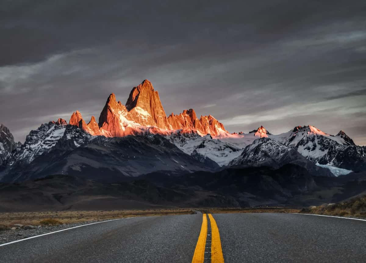 Fitz Roy lever du soleil Patagonie El Chaltén